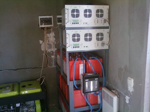 Demontage, Montage auf einem Rack und Batterieanschluss