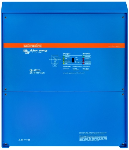 Інвертор гібридний Victron Quattro 48/10000/140-100/100 230V +50A aux. VE.Bus